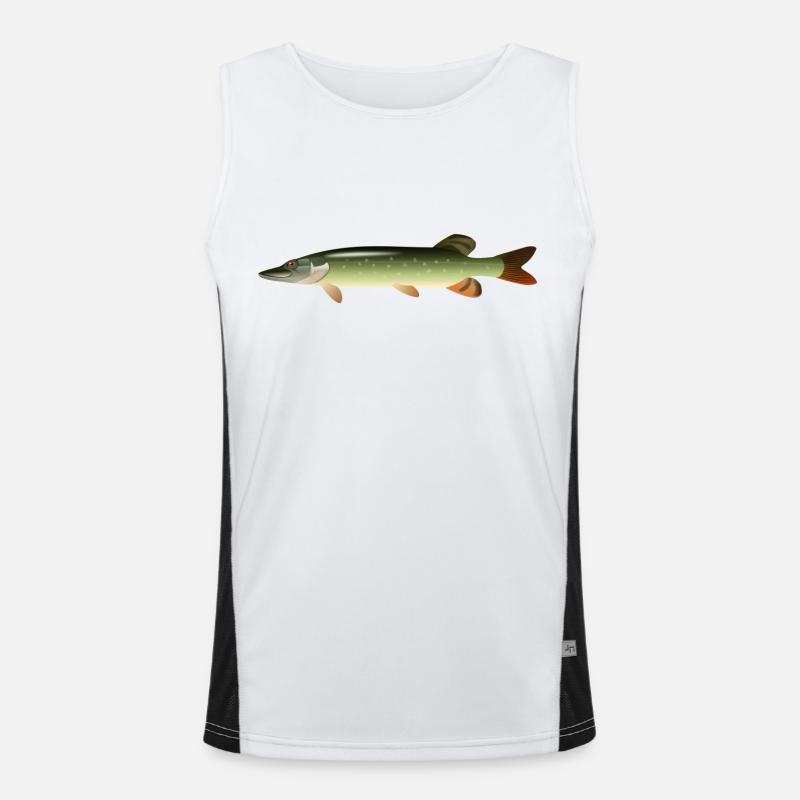 fish15 Débardeur respirant contrasté Homme 