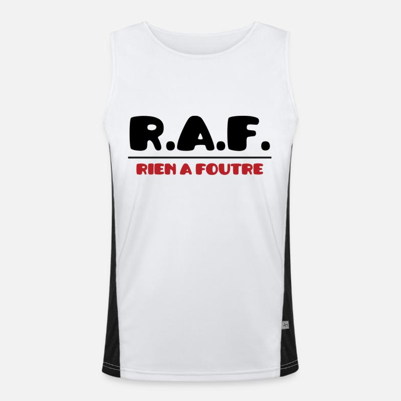 RAF - Fuck :) Men's Functional Contrast Tank Top 