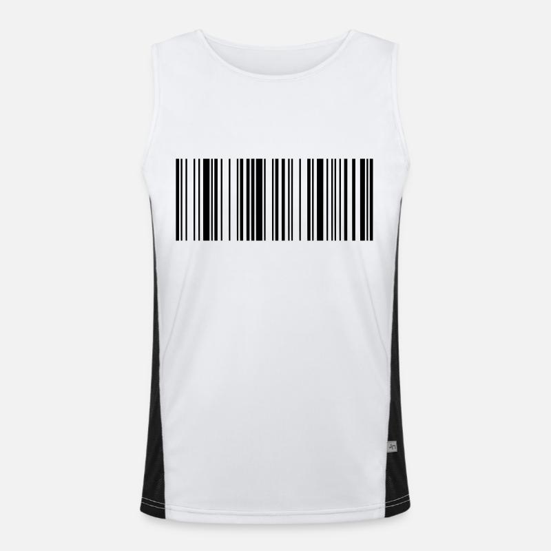 EAN barcode scanning 1c Men's Functional Contrast Tank Top 