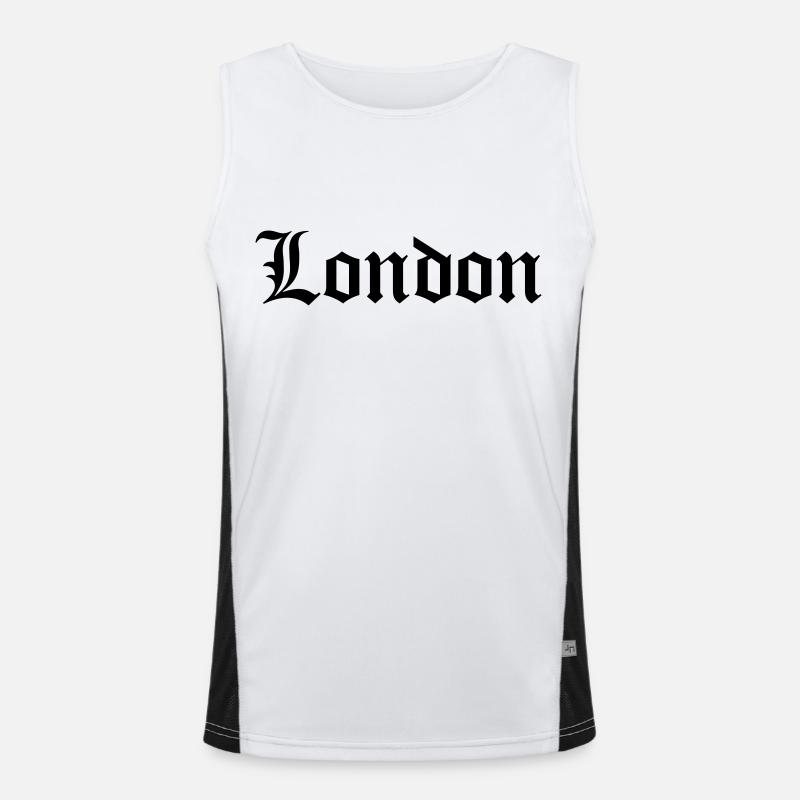 Old London Men's Functional Contrast Tank Top 