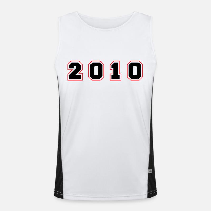 Numéro de l’année 2010 Débardeur respirant contrasté Homme 