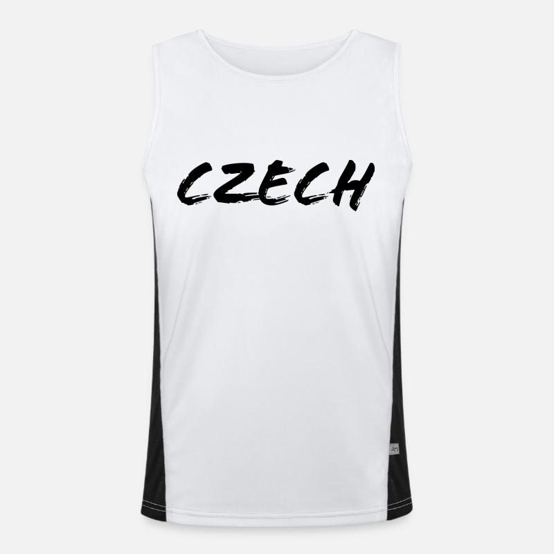 Tchèque Débardeur respirant contrasté Homme 