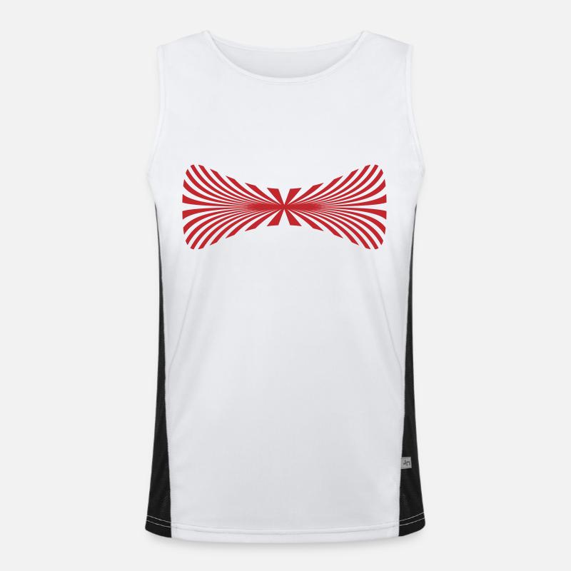 Blasting Bead Pattern 3D | Vectorgraphic Men's Functional Contrast Tank Top 