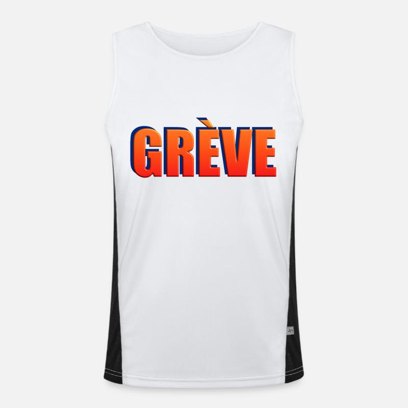 Grève Débardeur respirant contrasté Homme 