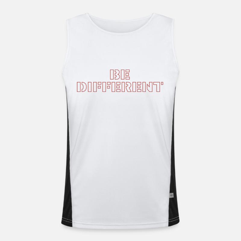 être différent Débardeur respirant contrasté Homme 