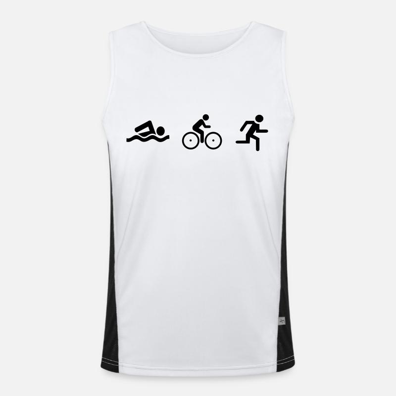 triathlon Men's Functional Contrast Tank Top 