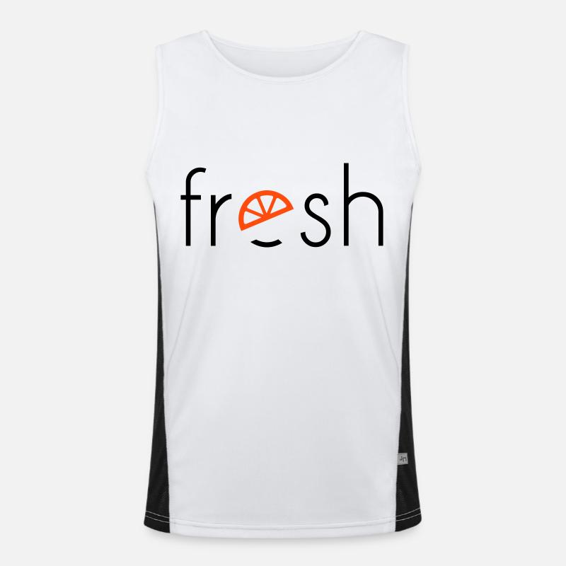 fresh - 2 colours Men's Functional Contrast Tank Top 