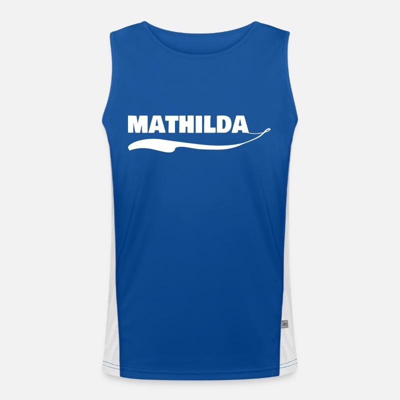 Gift for mathilda Men's Functional Contrast Tank Top 