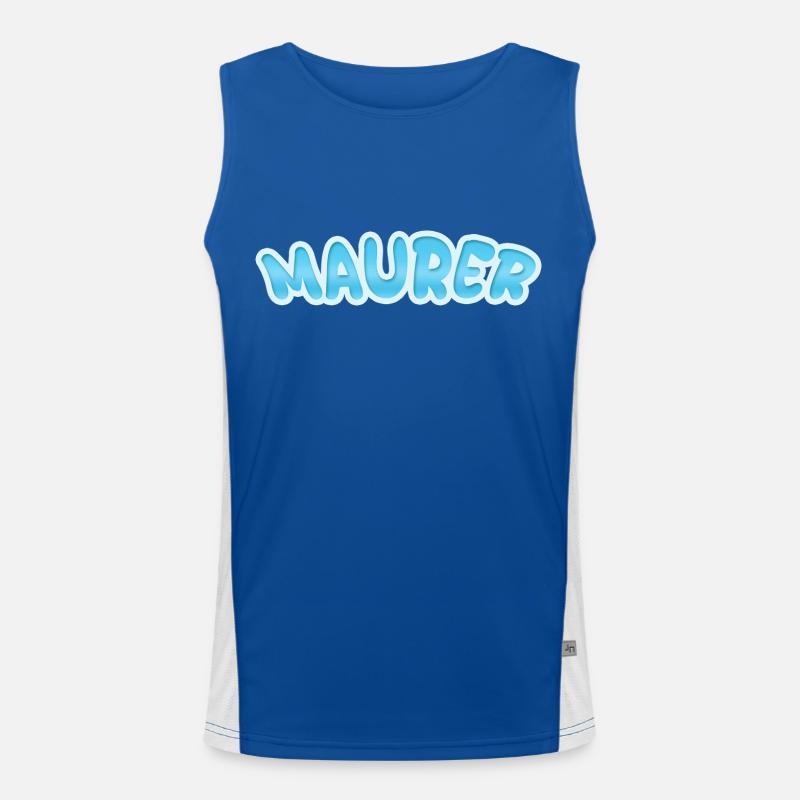 Gift for bricklayer Men's Functional Contrast Tank Top 