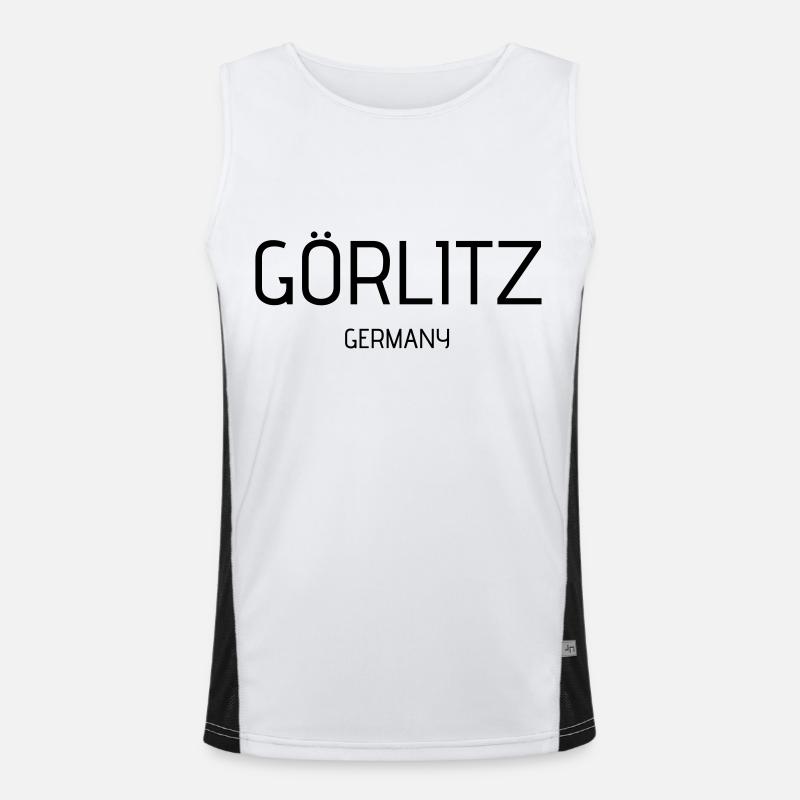Görlitz Funktionelles Kontrast-Tank Top für Männer 