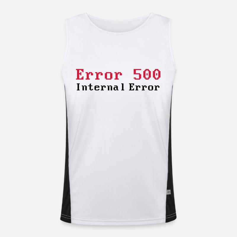 Error 500 - Internal (erreur de serveur) - Erreur Débardeur respirant contrasté Homme 