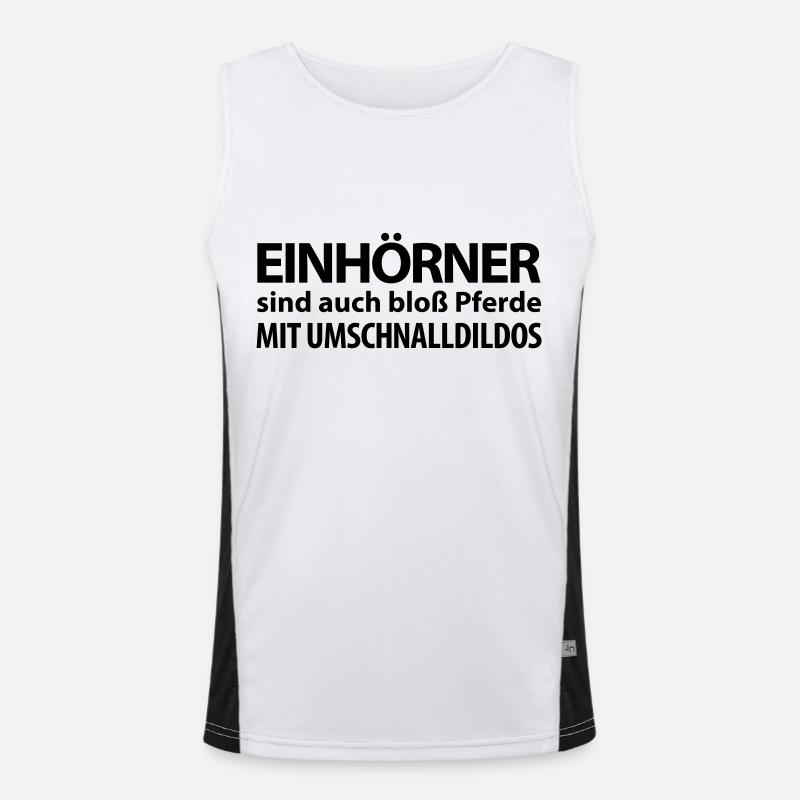 licorne cheval fée fée gode ponyhof Débardeur respirant contrasté Homme 