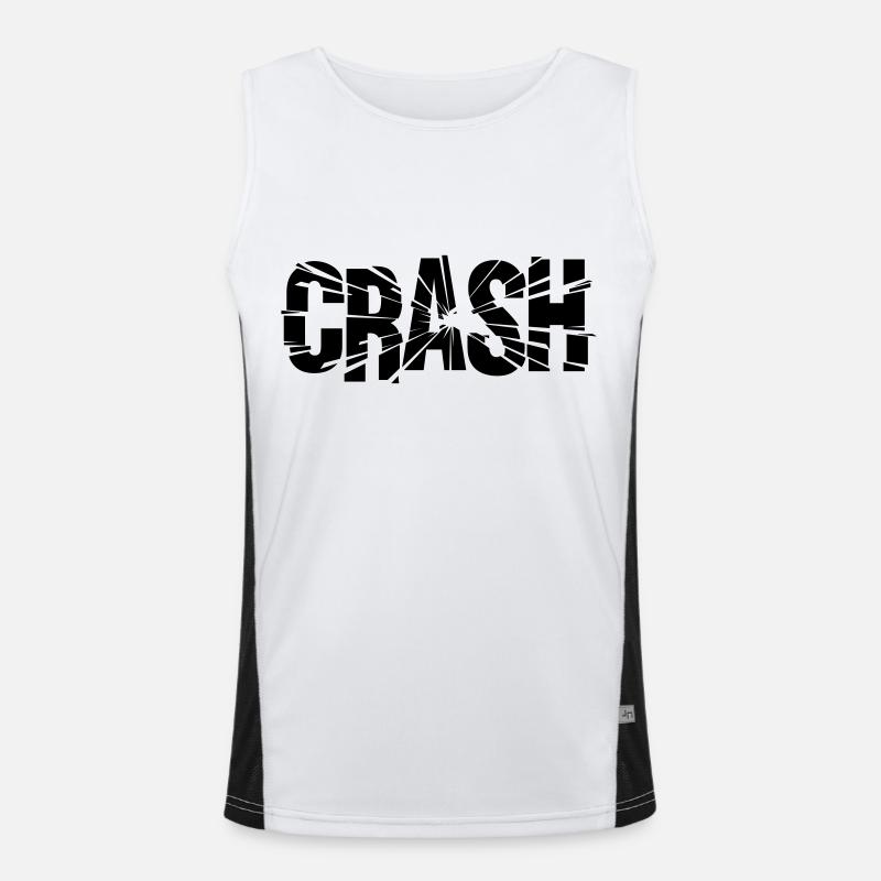 Crash Funktionelles Kontrast-Tank Top für Männer 