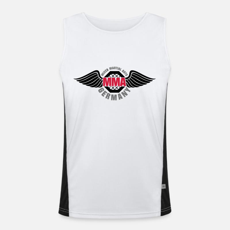 mma Germany Funktionelles Kontrast-Tank Top für Männer 