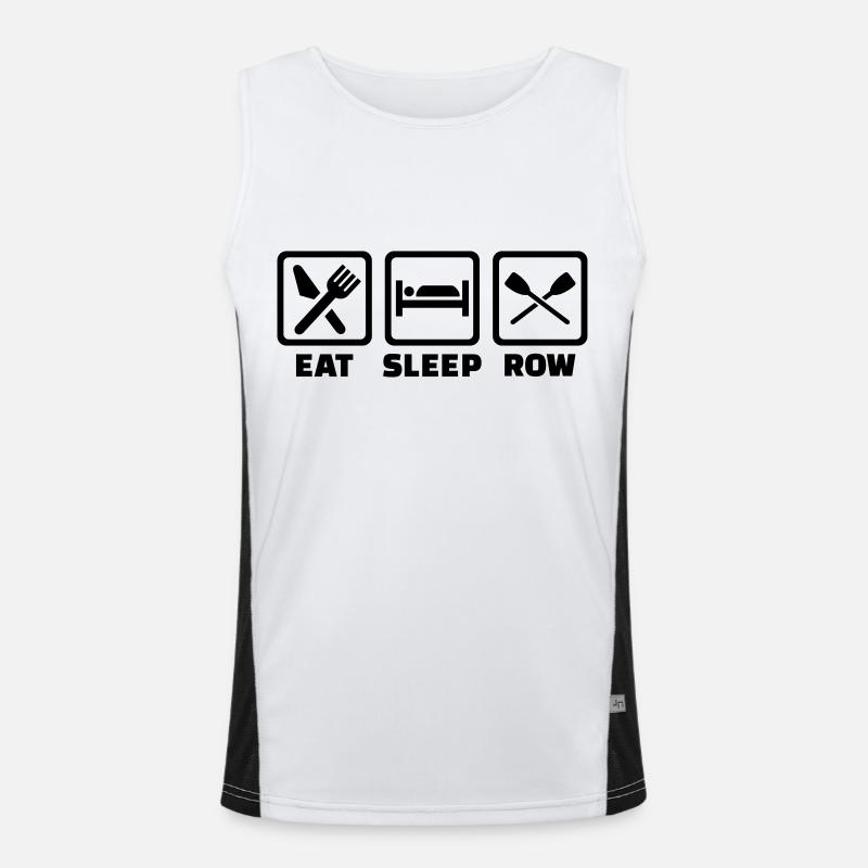 Rudern Funktionelles Kontrast-Tank Top für Männer 