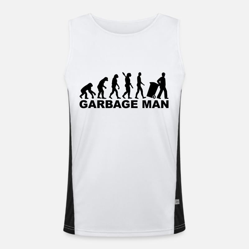 Garbage man Men's Functional Contrast Tank Top 