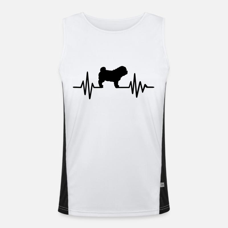 Shar Pei Débardeur respirant contrasté Homme 