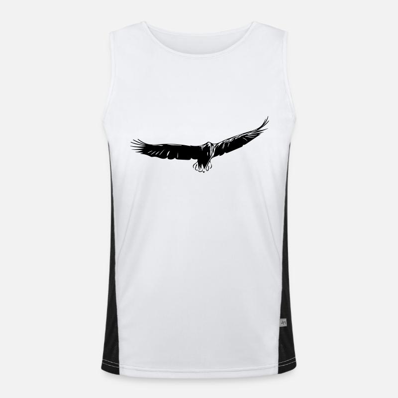 Eagle gliding Men's Functional Contrast Tank Top 