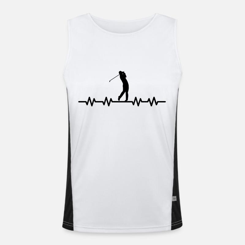 golf sport Funktionelles Kontrast-Tank Top für Männer 