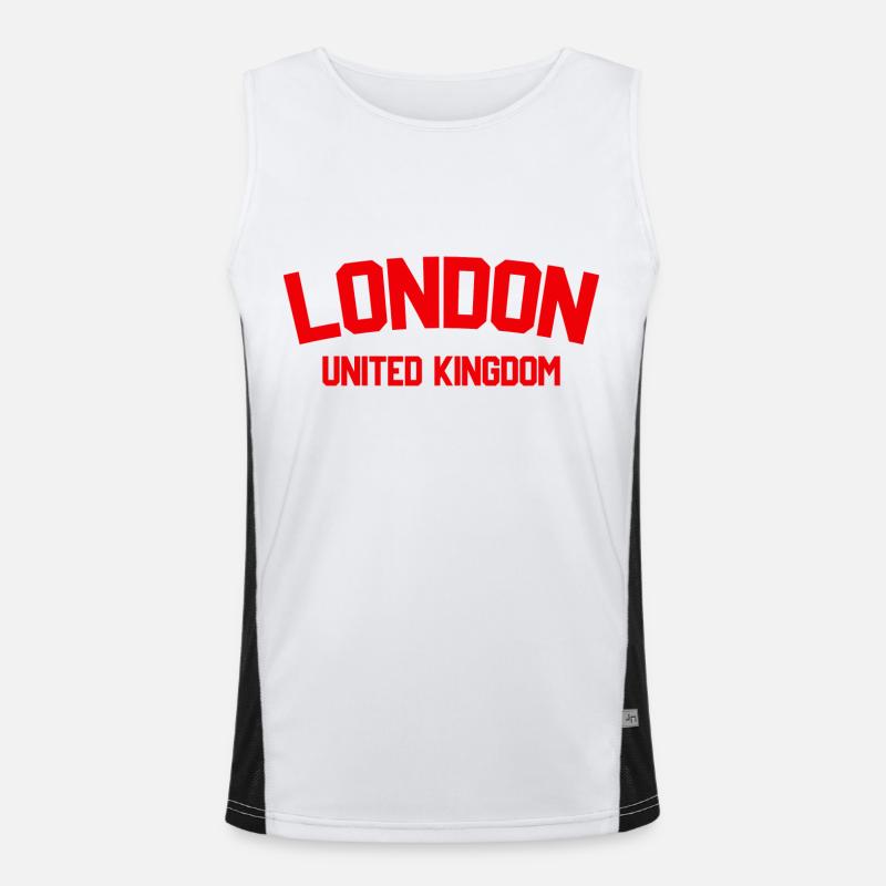 Londres Royaume-Uni Débardeur respirant contrasté Homme 