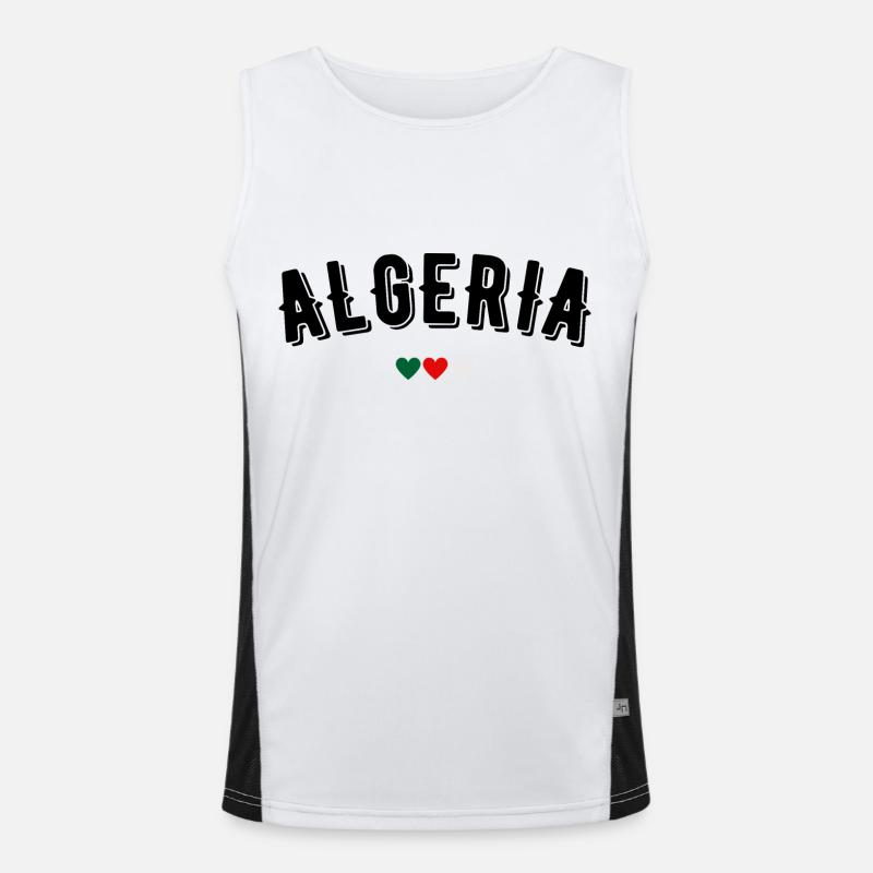 Algeria Men's Functional Contrast Tank Top 