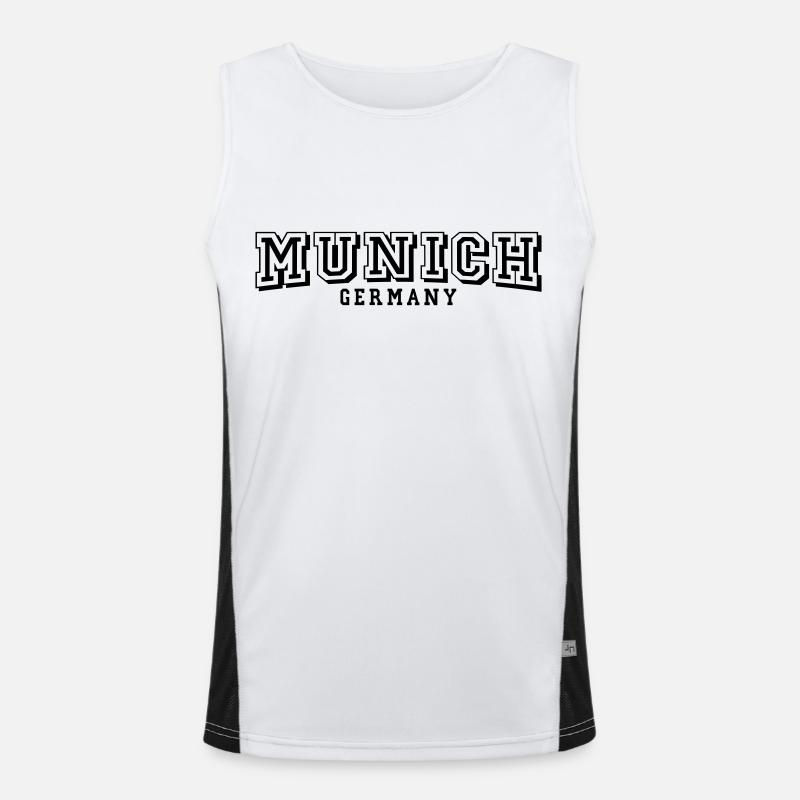 München Funktionelles Kontrast-Tank Top für Männer 