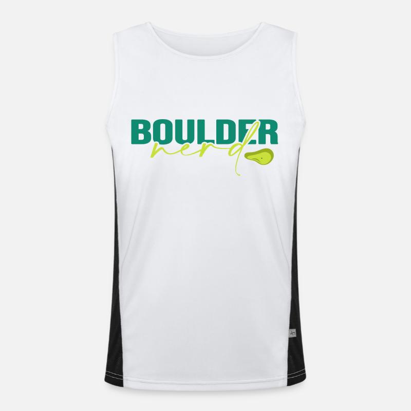 Bloc Rochers de bloc Boulderaner Bloc Hall Débardeur respirant contrasté Homme 