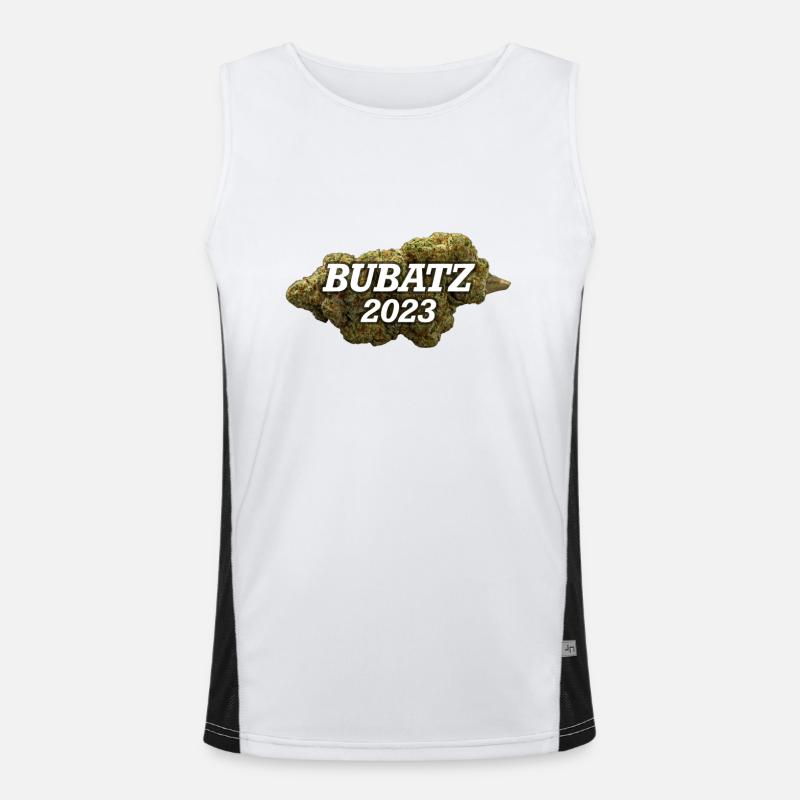 Bubatz 2023 Funktionelles Kontrast-Tank Top für Männer 