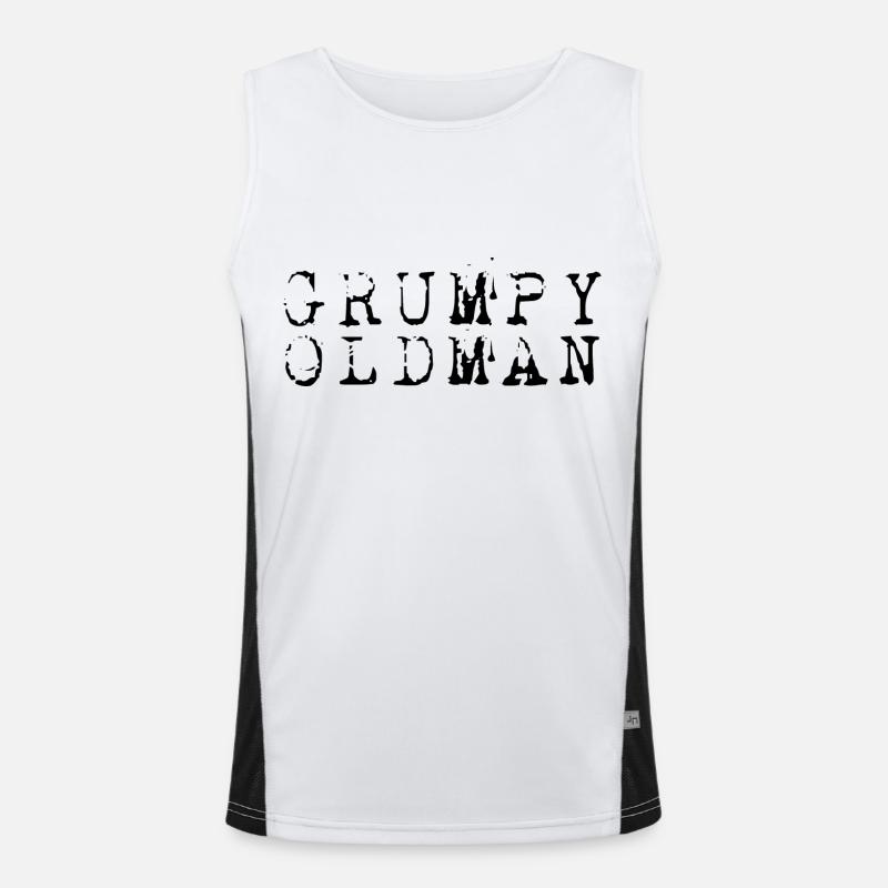 GRUMPY OLD MAN Men's Functional Contrast Tank Top 
