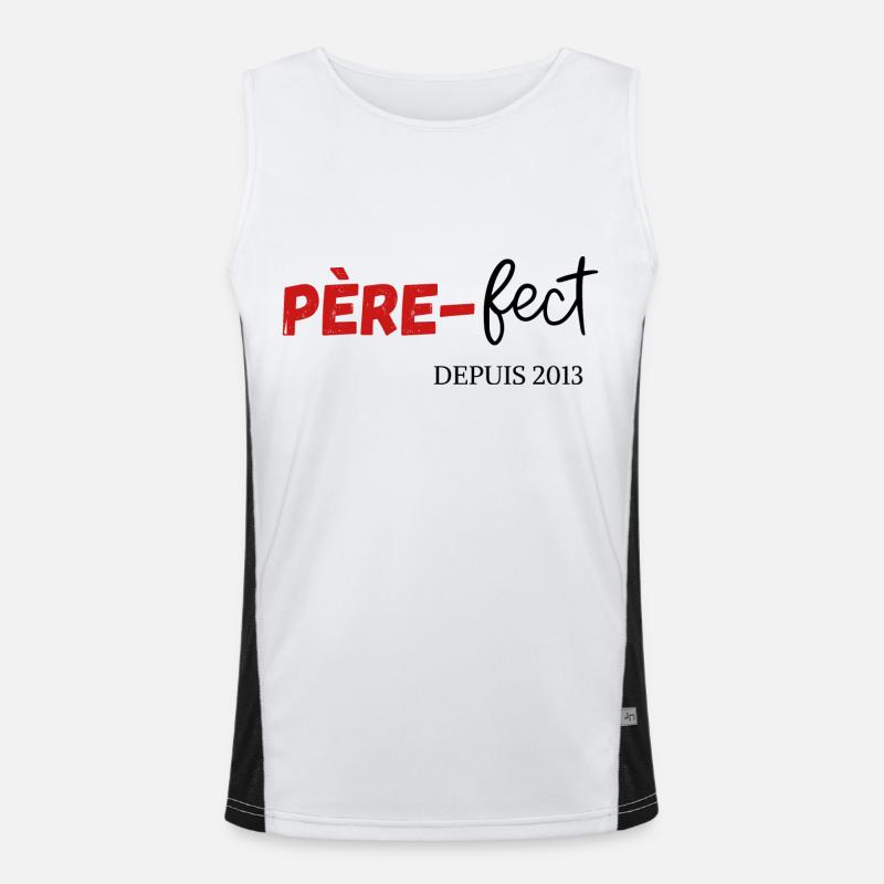 Père fect Depuis 2013 Débardeur respirant contrasté Homme 