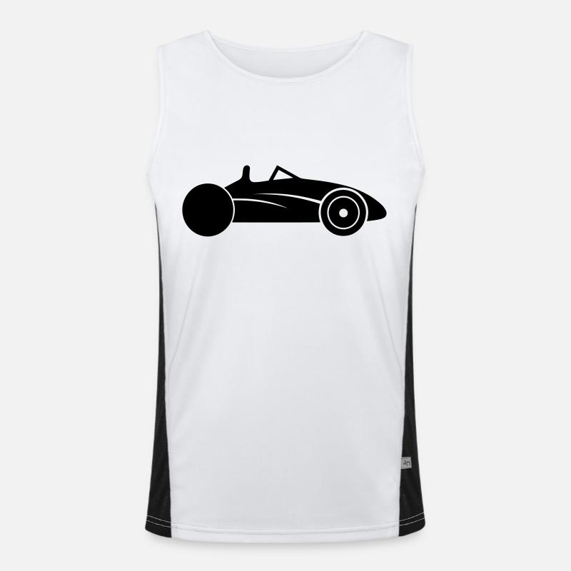 old car Men's Functional Contrast Tank Top 
