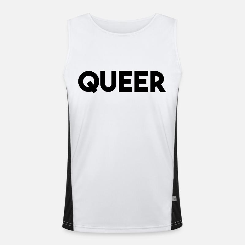 QUEER Men's Functional Contrast Tank Top 