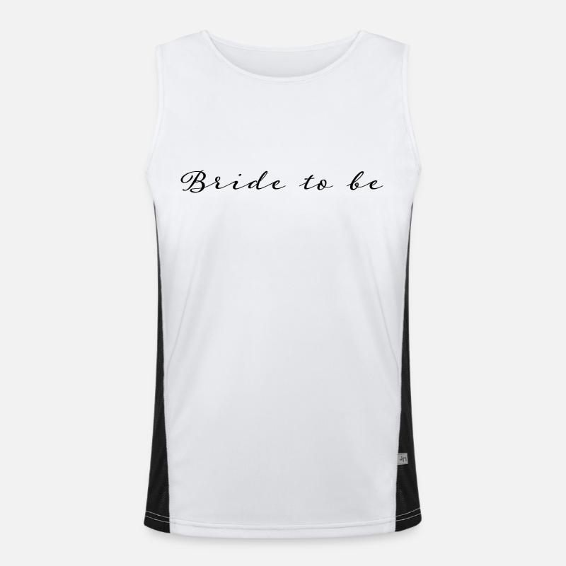 Bride to be Men's Functional Contrast Tank Top 