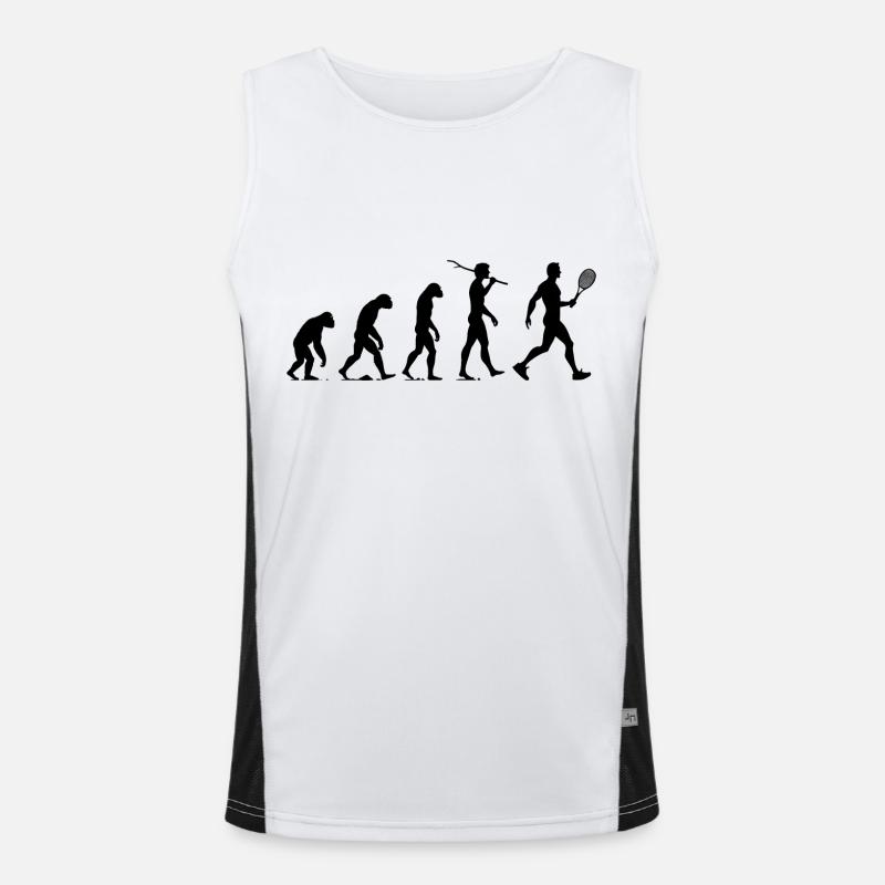 Tennis Evolution Funktionelles Kontrast-Tank Top für Männer 
