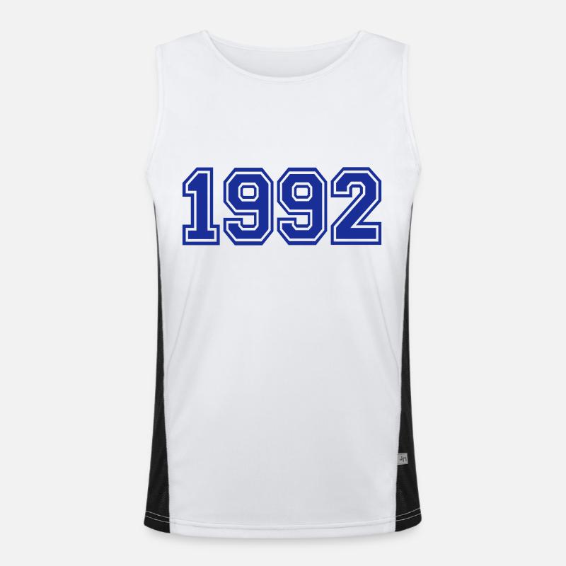 1992 Funktionelles Kontrast-Tank Top für Männer 
