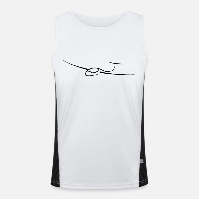 Glider Funktionelles Kontrast-Tank Top für Männer 