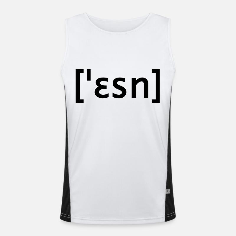 According to scripture eat Men's Functional Contrast Tank Top 