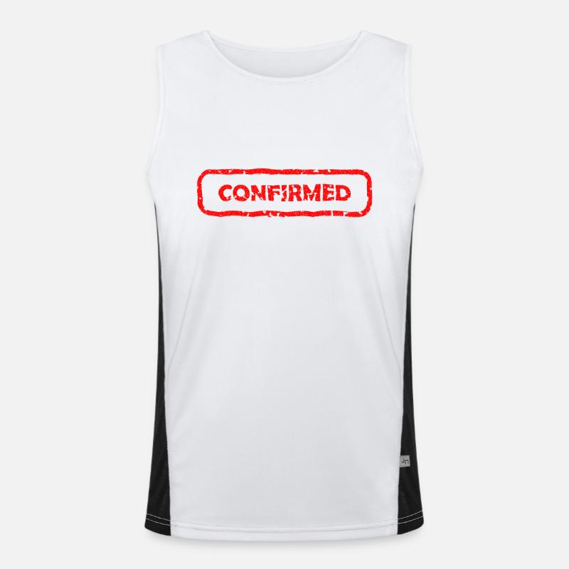 Confirmation / confirmé Débardeur respirant contrasté Homme 