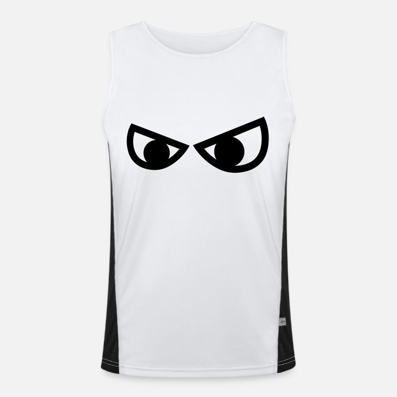 Augen Funktionelles Kontrast-Tank Top für Männer 