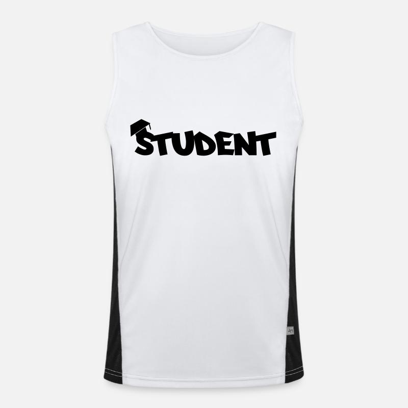 student Funktionelles Kontrast-Tank Top für Männer 