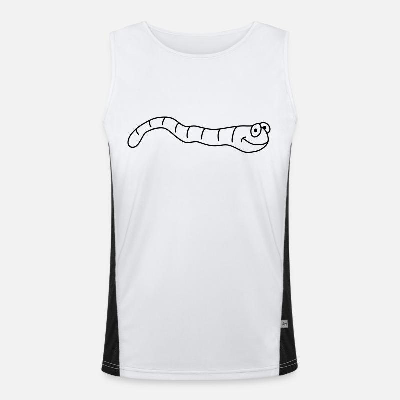 Funny Worm Débardeur respirant contrasté Homme 