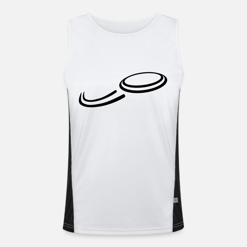 Frisbee Funktionelles Kontrast-Tank Top für Männer 