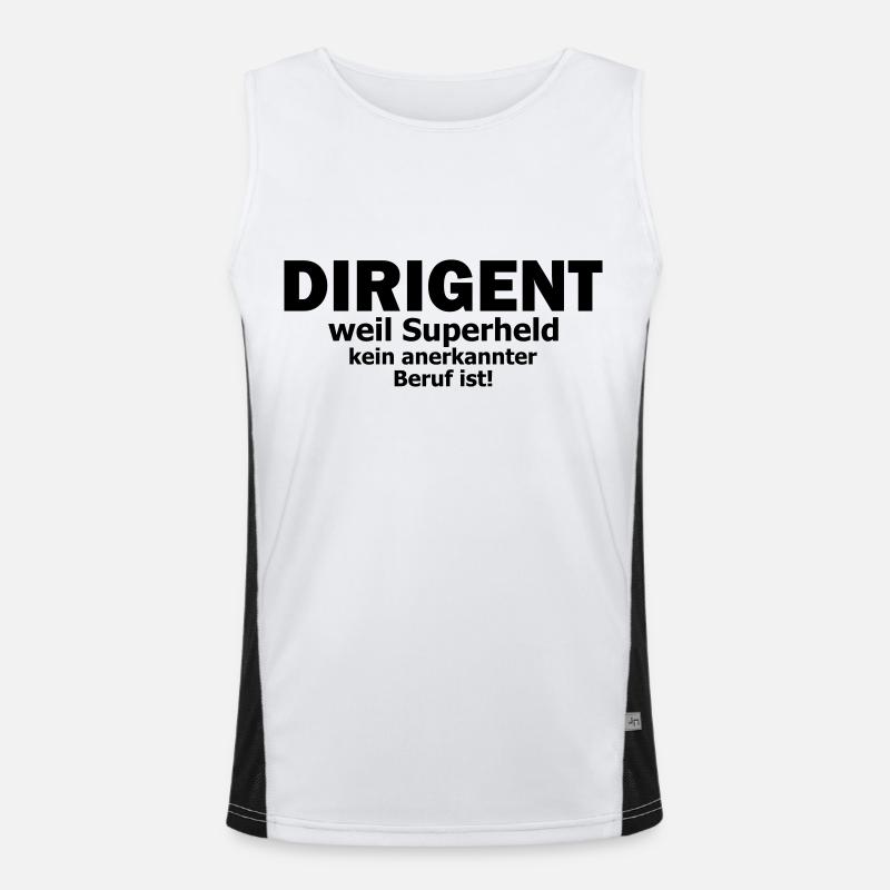 dirigent Funktionelles Kontrast-Tank Top für Männer 