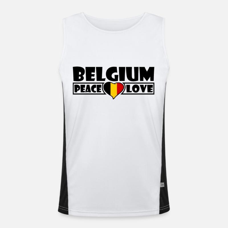 La Belgique Débardeur respirant contrasté Homme 