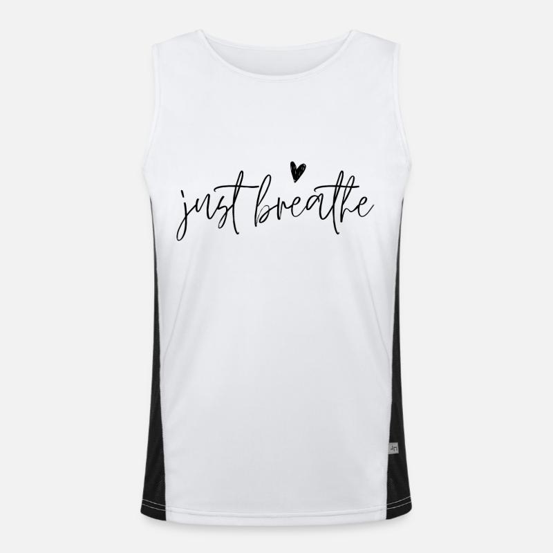 Respirez simplement Débardeur respirant contrasté Homme 