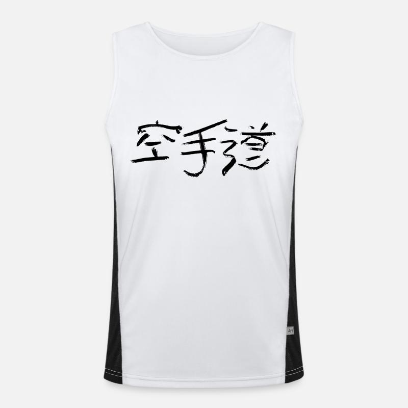 Karate Funktionelles Kontrast-Tank Top für Männer 