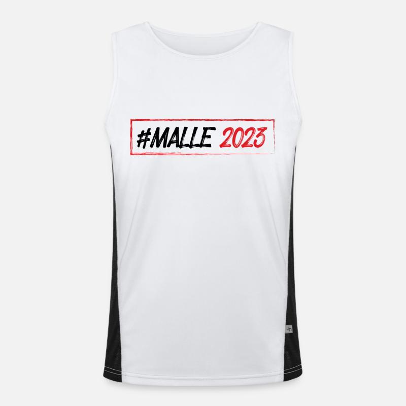 Malle 2023 Funktionelles Kontrast-Tank Top für Männer 