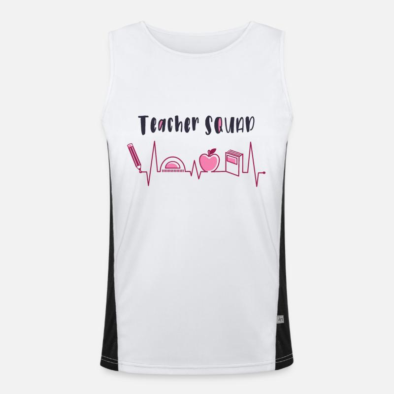 Escouade d’enseignants, Escouade d’enseignants Débardeur respirant contrasté Homme 