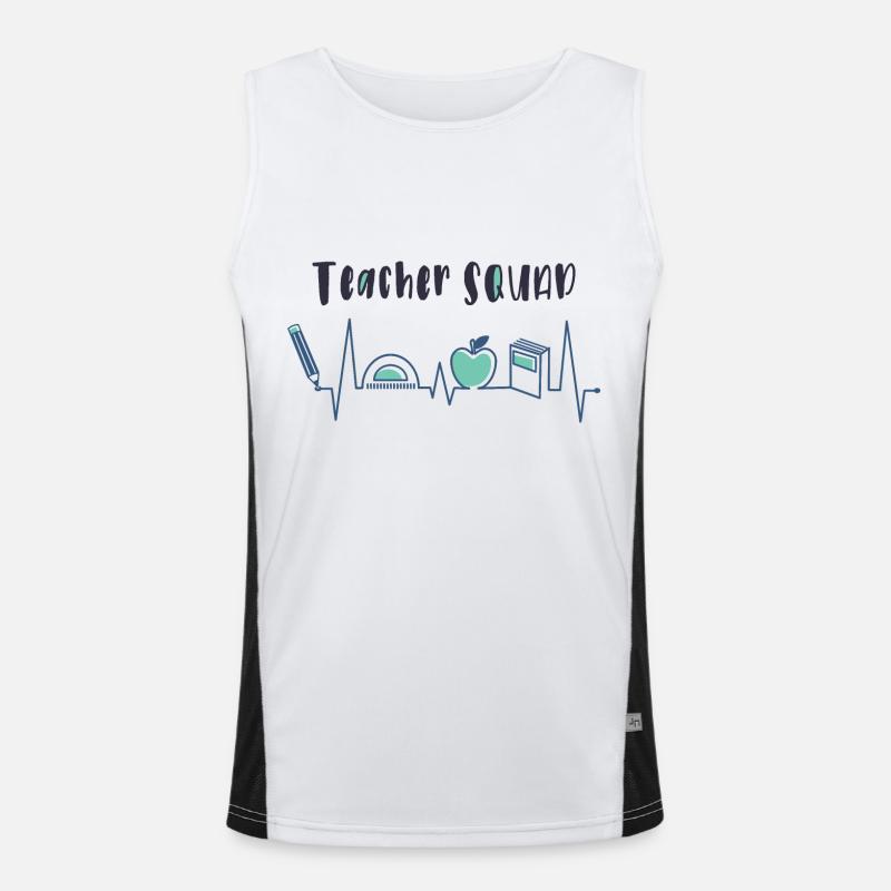 Teacher Squad Men's Functional Contrast Tank Top 