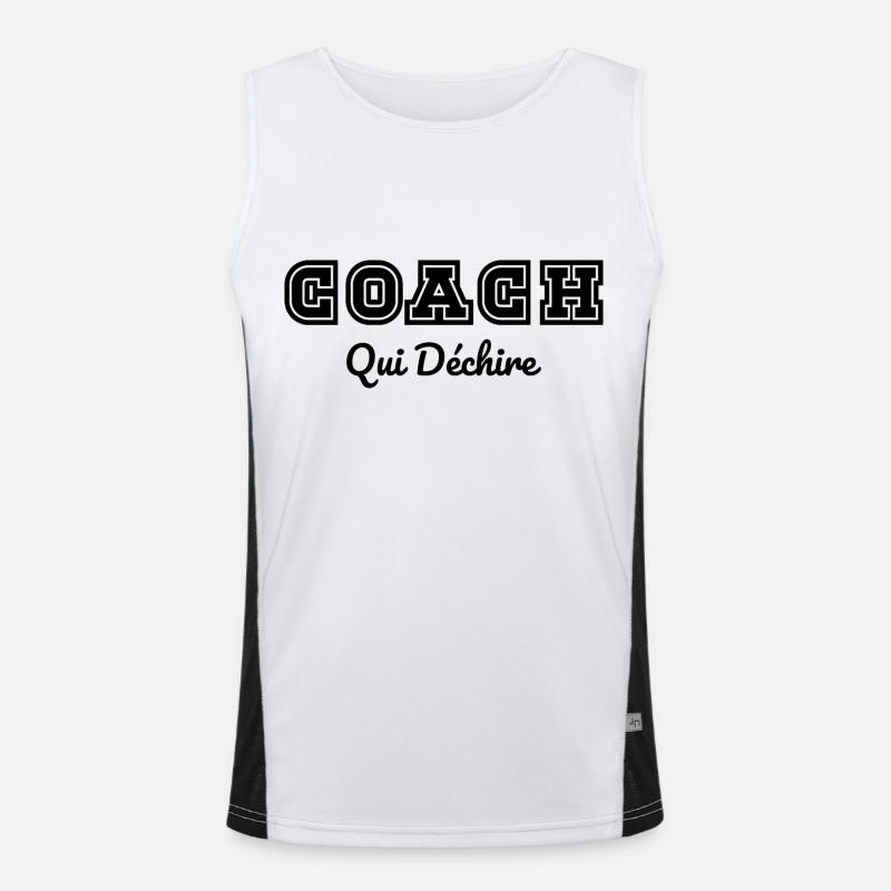 Coach Who Men's Functional Contrast Tank Top 